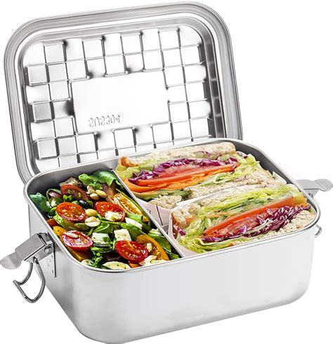 WUWEOT 304 Stainless Steel 47Oz Lunch Box, Leak 